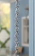 Aluminum Teardrop Rain Chain Replacement Downspout for Gutters, Mill Finish